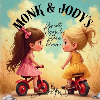 Monk & Jody's Great Tricycle Stare Down by Amanda M Davis