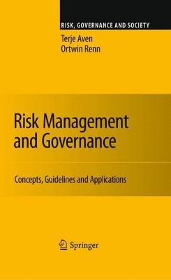 Risk Management and Governance by Terje Aven
