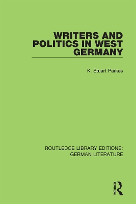 Writers and Politics in West Germany book