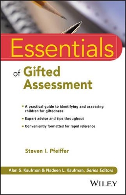 Essentials of Gifted Assessment book