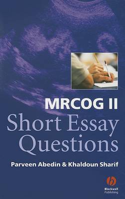 MRCOG II Short Essay Questions book