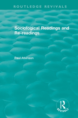 Sociological Readings and Re-readings (1996) book