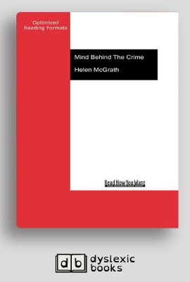 Mind Behind The Crime by Cheryl Critchley and Dr. Helen McGrath