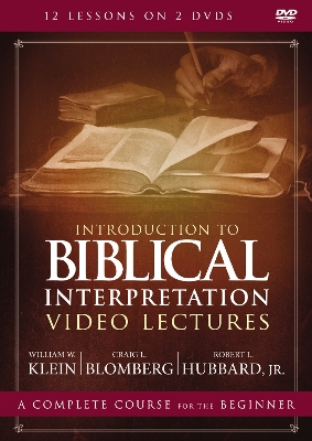 Introduction to Biblical Interpretation Video Lectures: An Introduction book