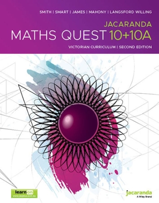 Jacaranda Maths Quest 10+10A Victorian Curriculum, learnON and Print book