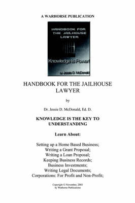 Handbook for Jailhouse Lawyers book