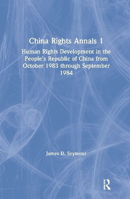 China Rights Annals book