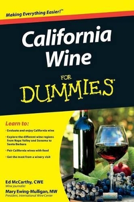 California Wine for Dummies by Ed McCarthy