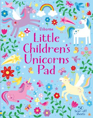 Little Children's Unicorns Pad by Kirsteen Robson