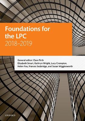 Foundations for the LPC 2018-2019 by Clare Firth