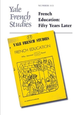 Yale French Studies, Number 113 book