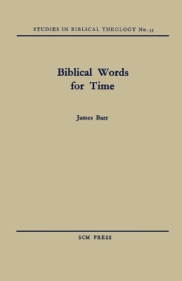 Biblical Words for Time book