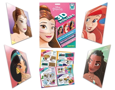 Disney Princess: 3D Posters book