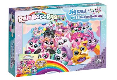 Rainbocorns: Jigsaw and Colouring Book Set (100 Pieces) book