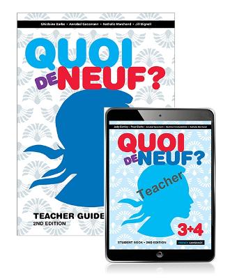 Quoi de Neuf ? 3+4 Teacher Guide, Teacher eBook and Audio Download book