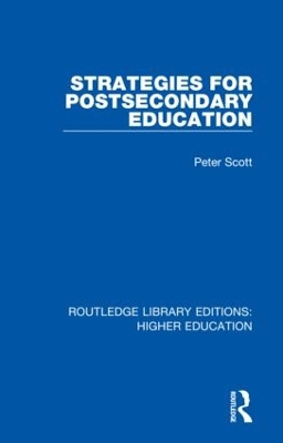 Strategies for Postsecondary Education book