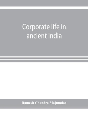 Corporate life in ancient India book