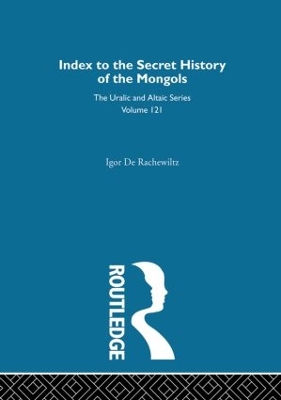 Index to the Secret History of the Mongols book