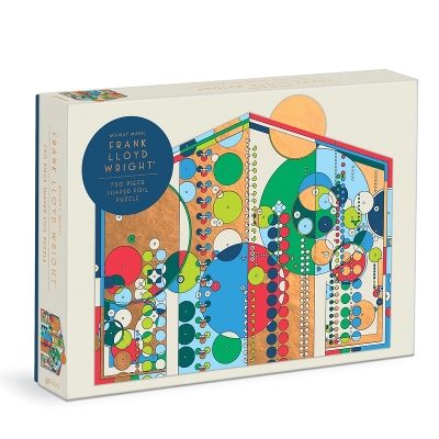 Frank Lloyd Wright Midway Mural 750 Piece Shaped Foil Puzzle book