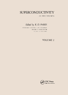 Superconductivity by R. D. Parks