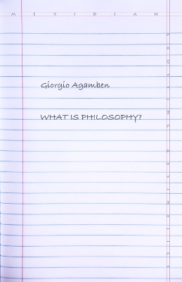 What Is Philosophy? book