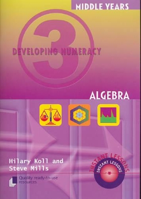 Developing Numeracy 3: Algebra book