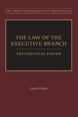 Law of the Executive Branch book