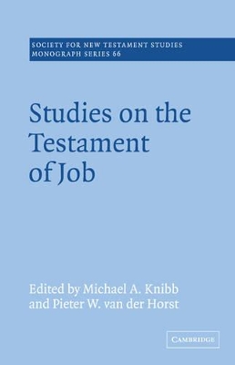 Studies on the Testament of Job book