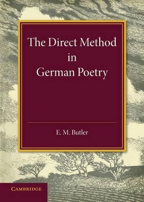 Direct Method in German Poetry book