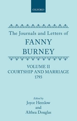 The Journals and Letters of Fanny Burney (Madame d'Arblay) book
