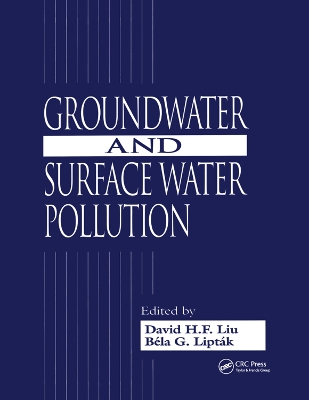 Groundwater and Surface Water Pollution book