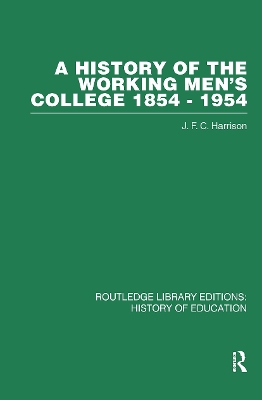 History of the Working Men's College book