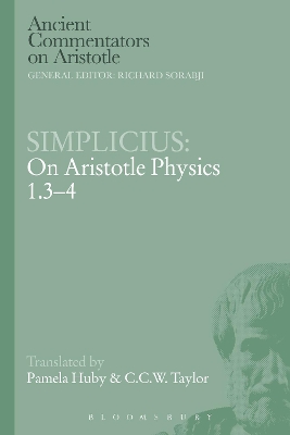 Simplicius: On Aristotle Physics 1.3-4 book