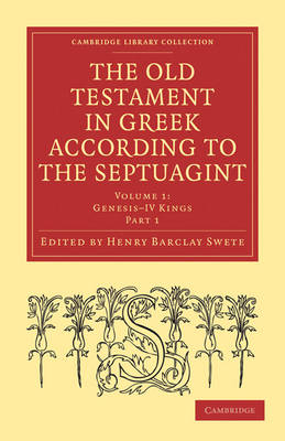 The Old Testament in Greek According to the Septuagint 2 Part Set book