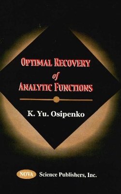 Optimal Recovery of Analytic Functions book