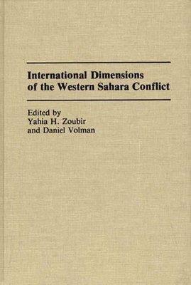 International Dimensions of the Western Sahara Conflict book