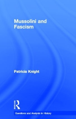 Mussolini and Fascism book