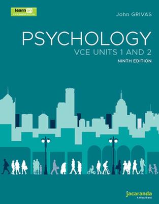 Psychology for VCE Units 1 and 2 9e learnON and Print book
