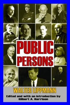 Public Persons by Walter Lippmann