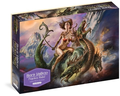 Boris Vallejo Fearless Rider 1,000-Piece Puzzle: for Adults Fantasy Dragon Gift Jigsaw 26 3/8” x 18 7/8” book