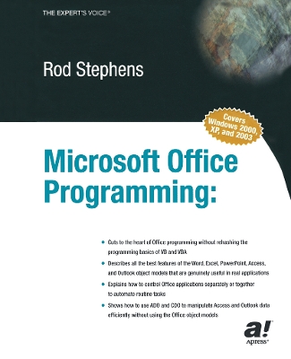 Microsoft Office Programming book