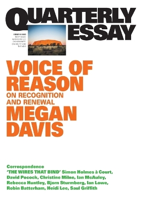 Voice of Reason: On Recognition and Renewal: Quarterly Essay 90 book