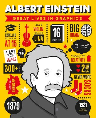 Great Lives in Graphics: Albert Einstein book