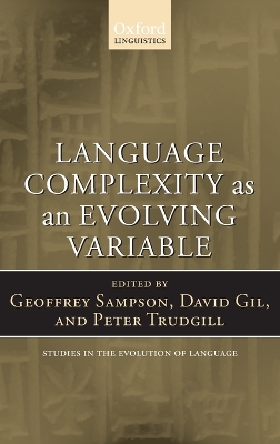 Language Complexity as an Evolving Variable book