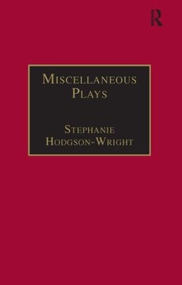 Miscellaneous Plays: Printed Writings 1641–1700: Series II, Part One, Volume 7 book