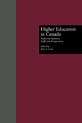 Higher Education in Canada: Different Systems, Different Perspectives by Glen A. Jones