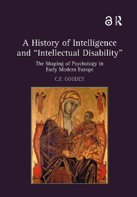 History of Intelligence and 'Intellectual Disability' book