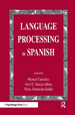 Language Processing in Spanish book