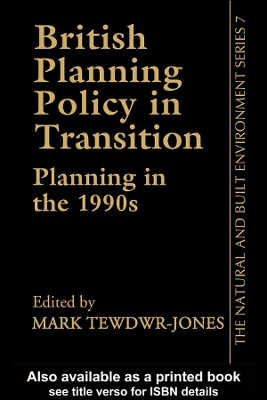 British Planning Policy by Mark Tewdwr-Jones