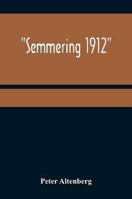 Semmering 1912 book